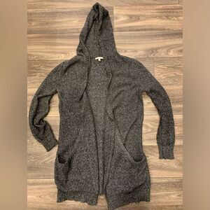 41 Hawthorn Hooded Sweater Size S Oversized With Pockets Gray & White